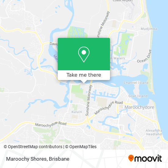 Maroochy Shores map