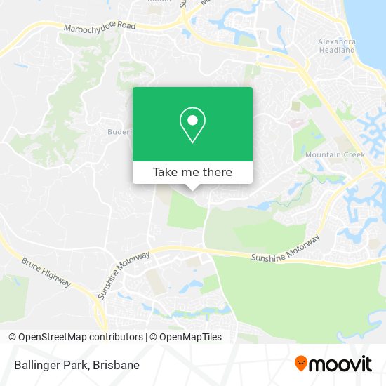 Ballinger Park map