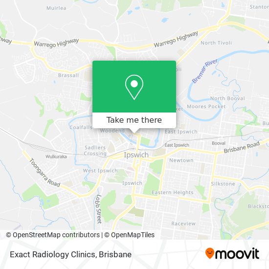 Mapa Exact Radiology Clinics