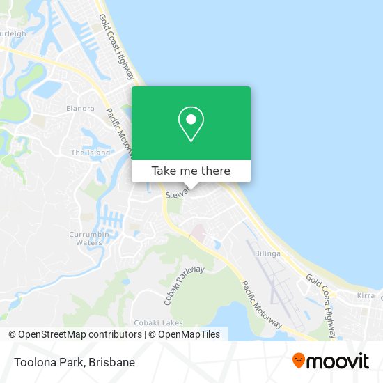 Toolona Park map