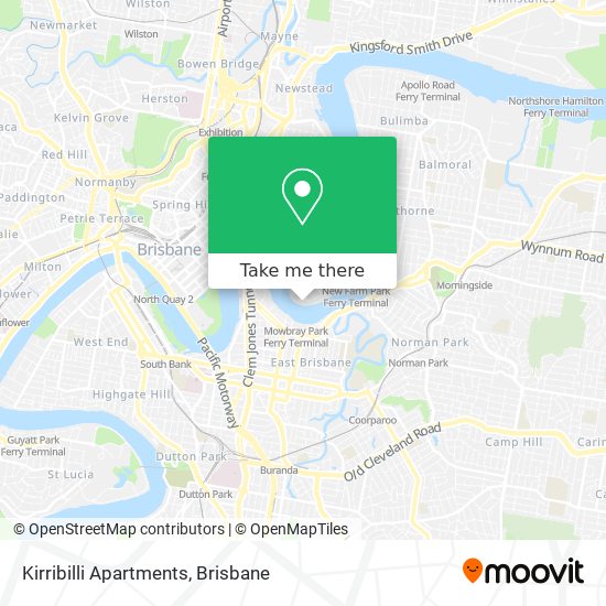 Kirribilli Apartments map