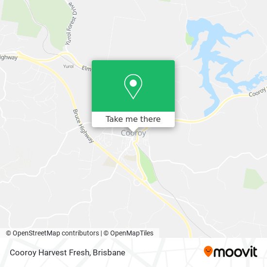 Cooroy Harvest Fresh map