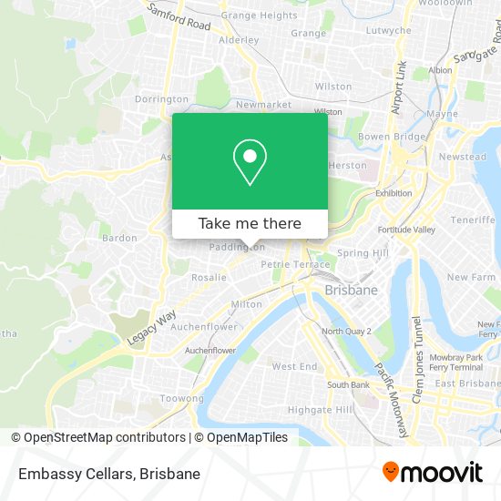 Embassy Cellars map