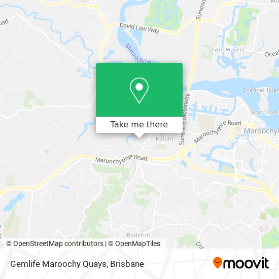 Gemlife Maroochy Quays map