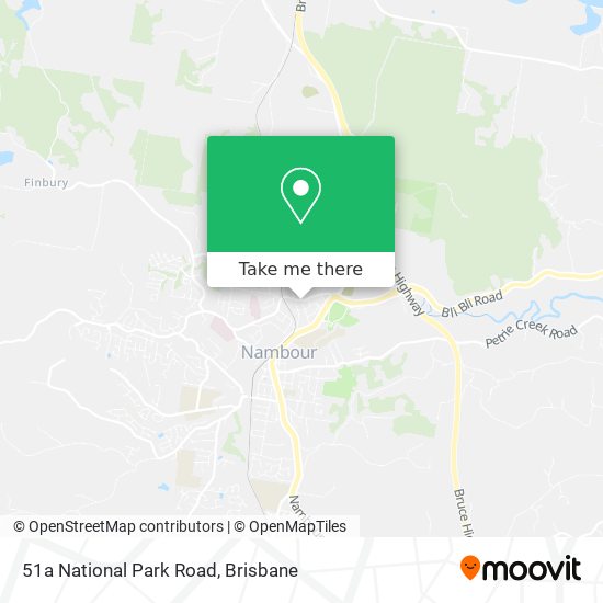 51a National Park Road map