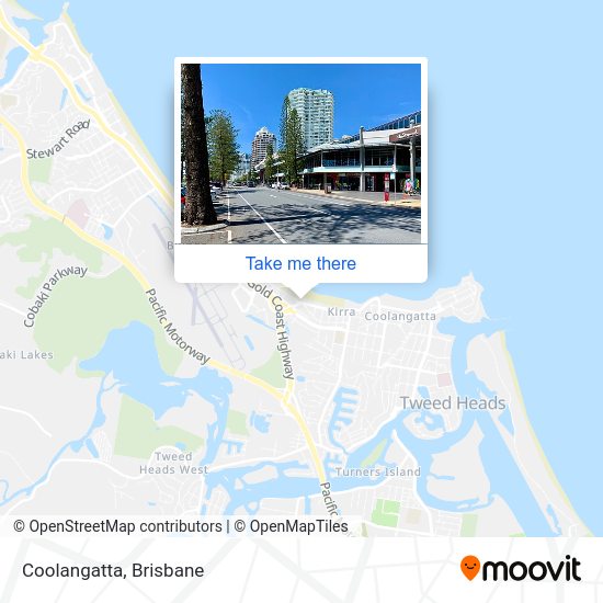 Coolangatta map