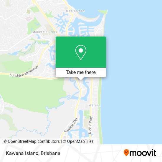 Kawana Island map