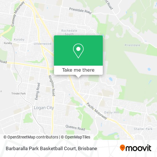 Barbaralla Park Basketball Court map