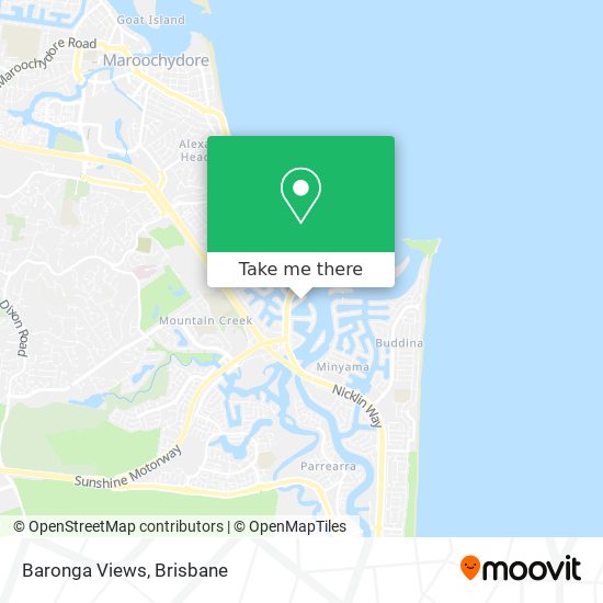 Baronga Views map