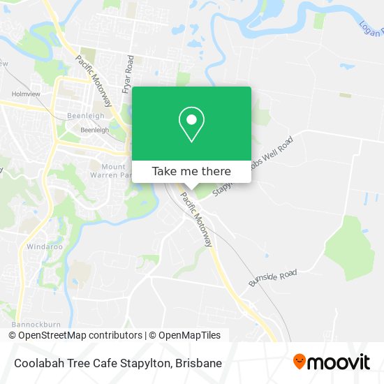 Coolabah Tree Cafe Stapylton map
