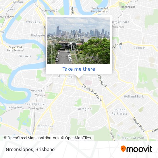 Greenslopes map