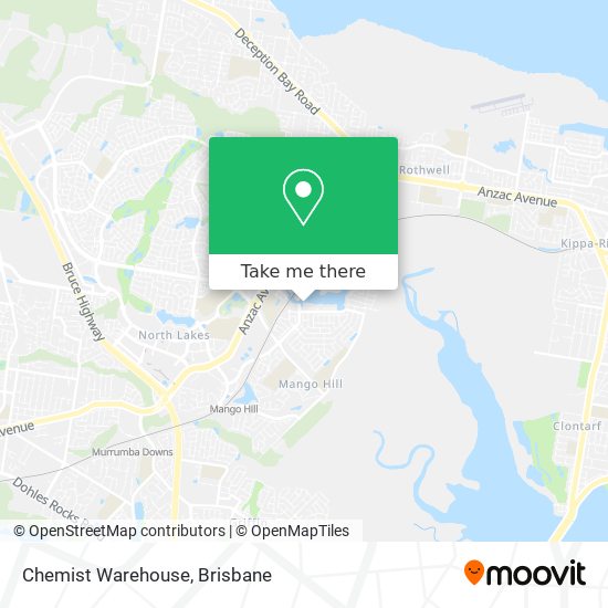 Chemist Warehouse map