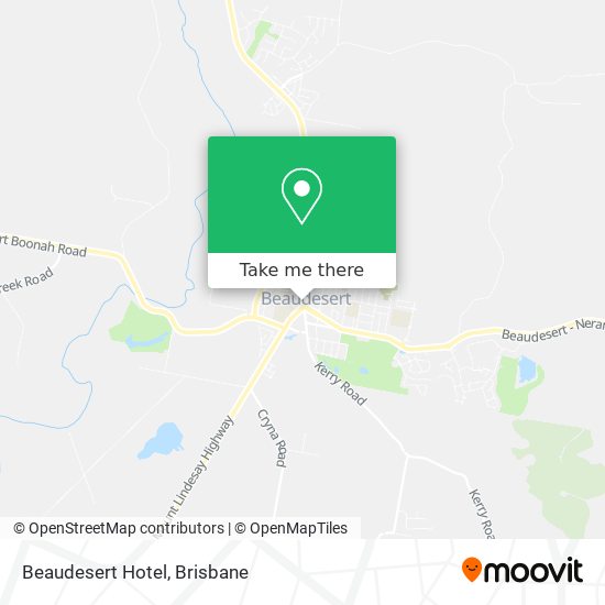 Beaudesert Hotel map