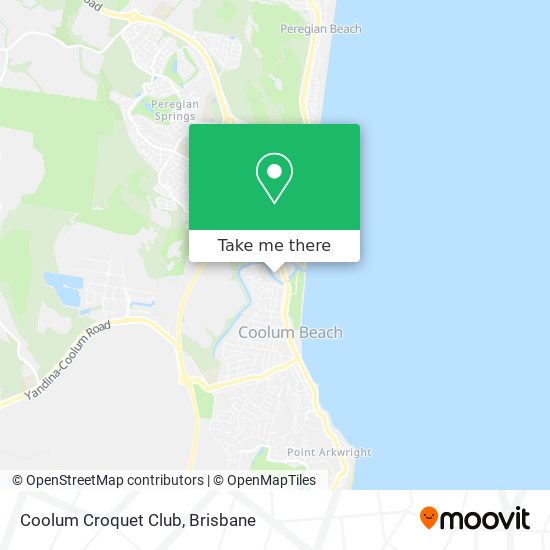 Coolum Croquet Club map