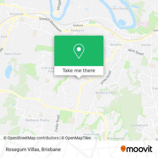 Rosegum Villas map