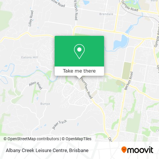 Albany Creek Leisure Centre map