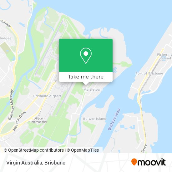 Virgin Australia map