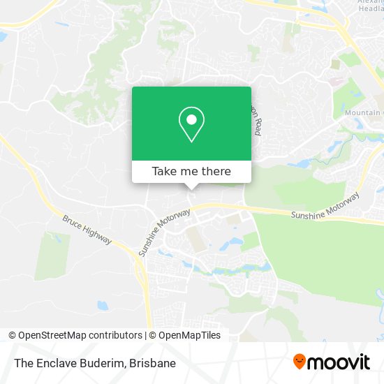The Enclave Buderim map