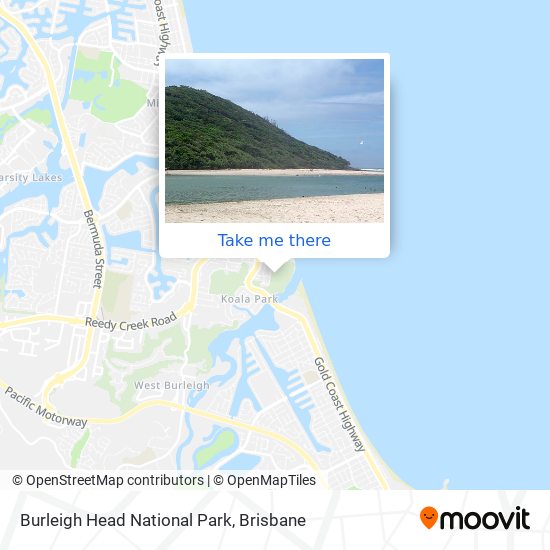 Burleigh Head National Park map