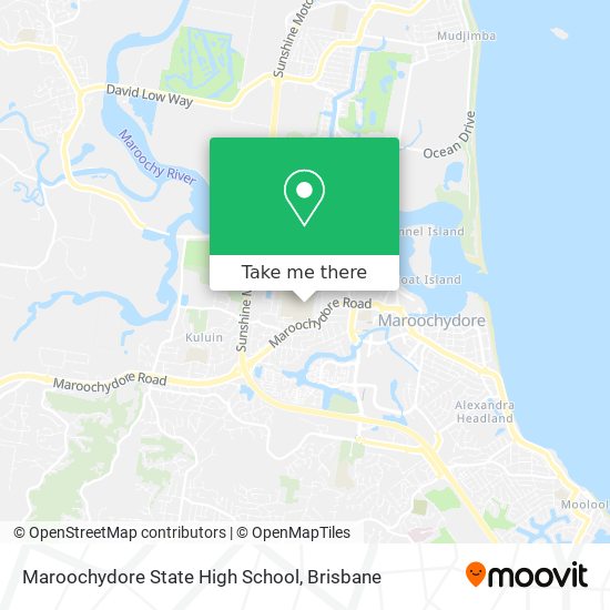 Maroochydore State High School map