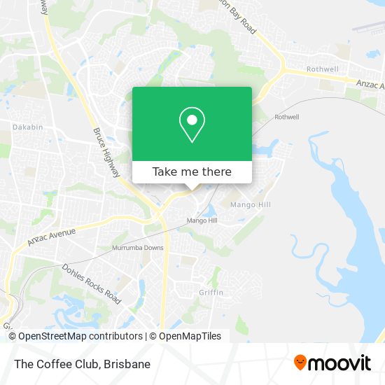 The Coffee Club map