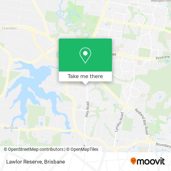 Lawlor Reserve map