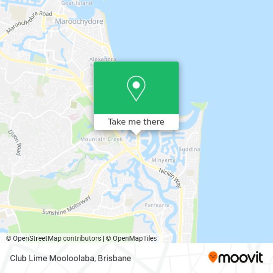 Club Lime Mooloolaba map