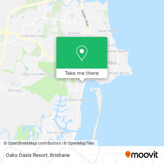 Oaks Oasis Resort map
