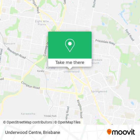 Underwood Centre map