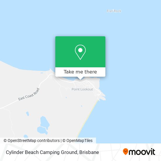 Cylinder Beach Camping Ground map