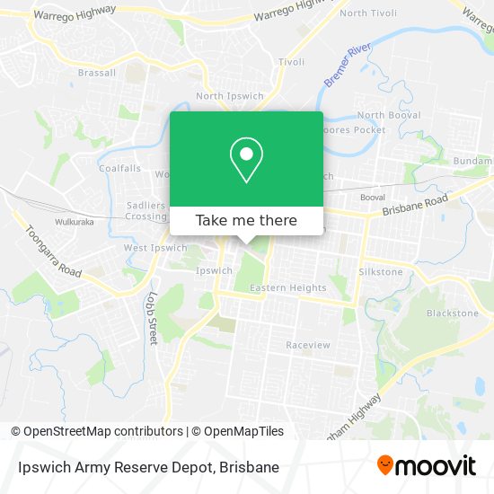Ipswich Army Reserve Depot map