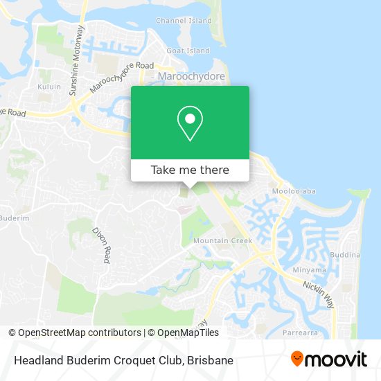 Headland Buderim Croquet Club map