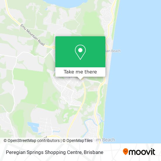 Peregian Springs Shopping Centre map