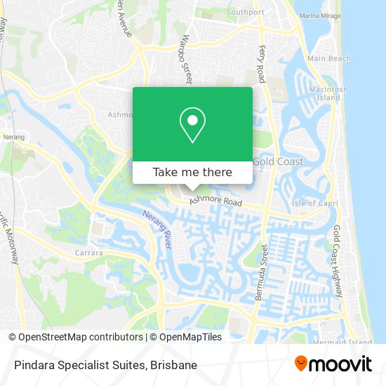 Pindara Specialist Suites map