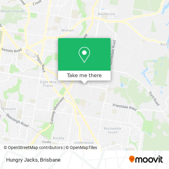 Hungry Jacks map