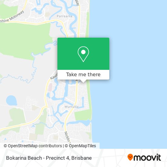 Bokarina Beach - Precinct 4 map