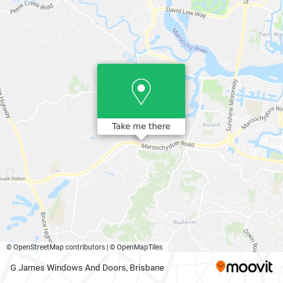 G James Windows And Doors map