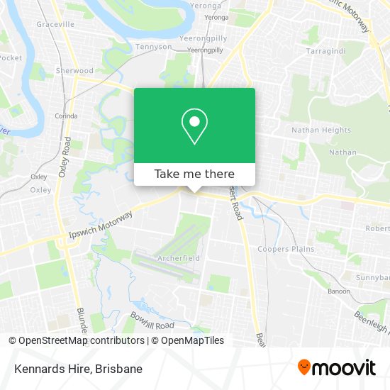 Kennards Hire map