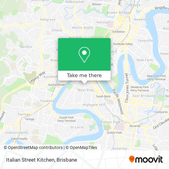 Italian Street Kitchen map