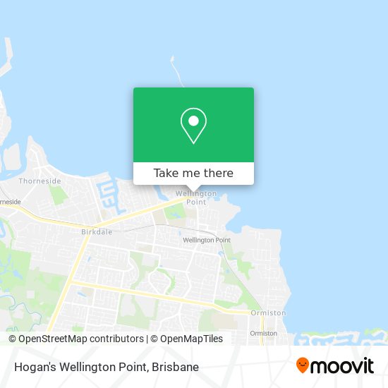 Mapa Hogan's Wellington Point