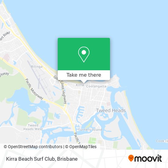 Kirra Beach Surf Club map