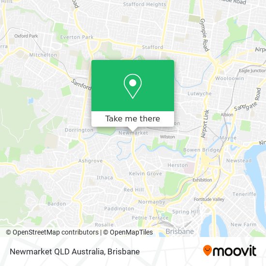 Newmarket QLD Australia map