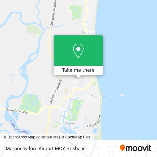 Maroochydore Airport MCY map