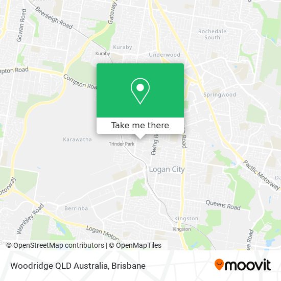 Woodridge QLD Australia map