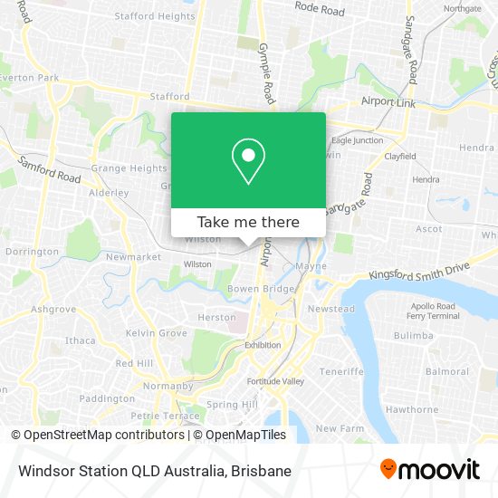 Windsor Station QLD Australia map
