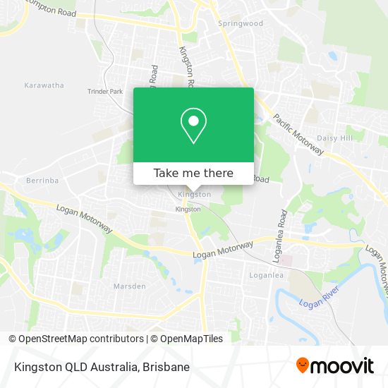 Kingston QLD Australia map