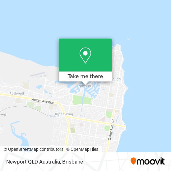 Newport QLD Australia map