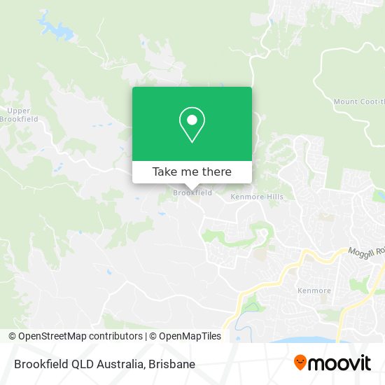 Brookfield QLD Australia map