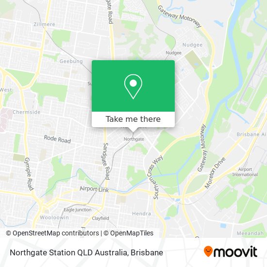 Northgate Station QLD Australia map