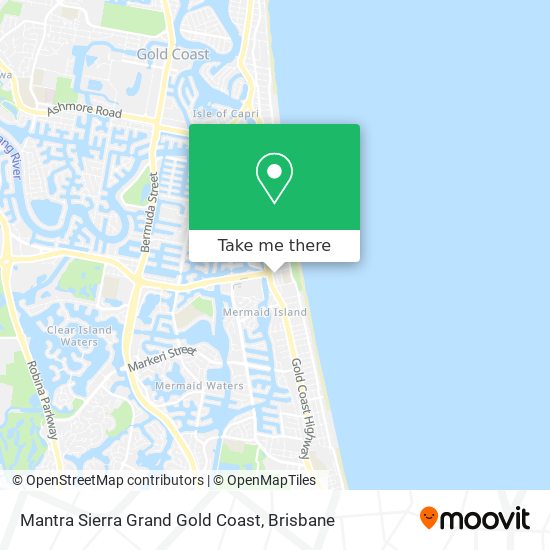 Mantra Sierra Grand Gold Coast map